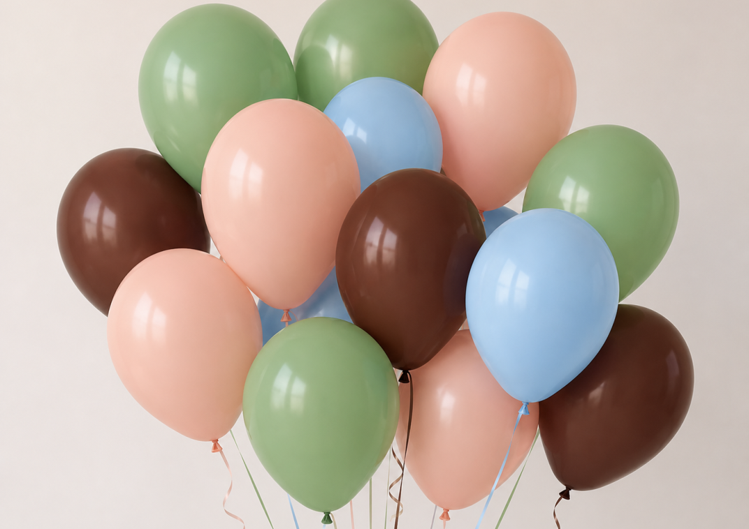 Balonnen in verschilende kleuren 