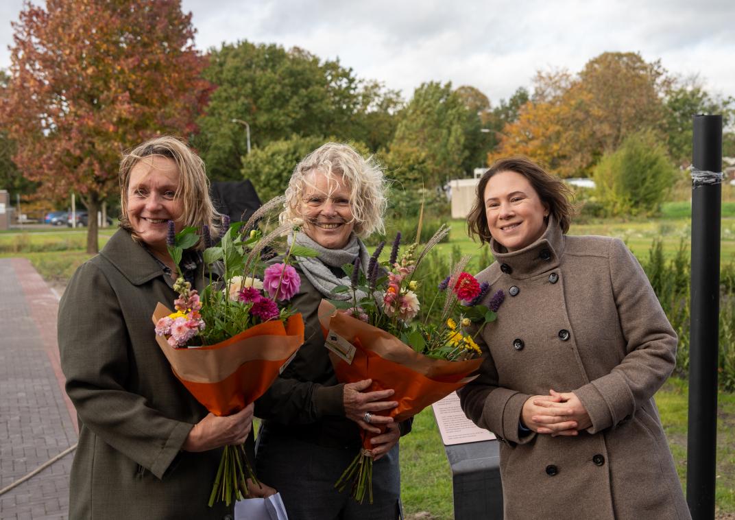 Kunstenaressen en wethouder Marieke Bos-Wu